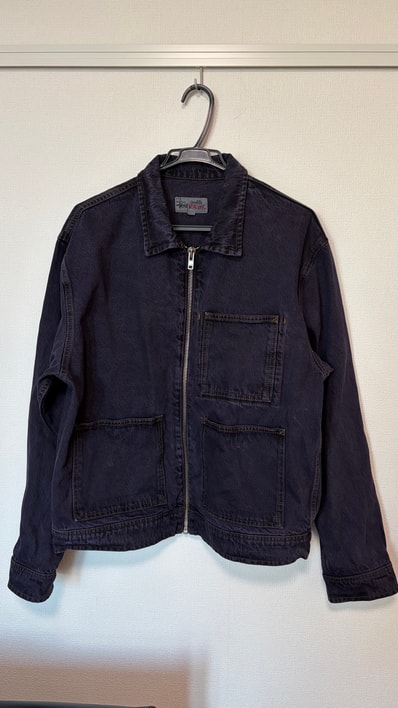 Stussy Denim Zip Work Jacket "Nightshade"