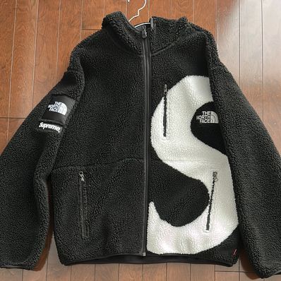 Supreme x The North Face S Logo Hooded Fleece Jacket "Black"
