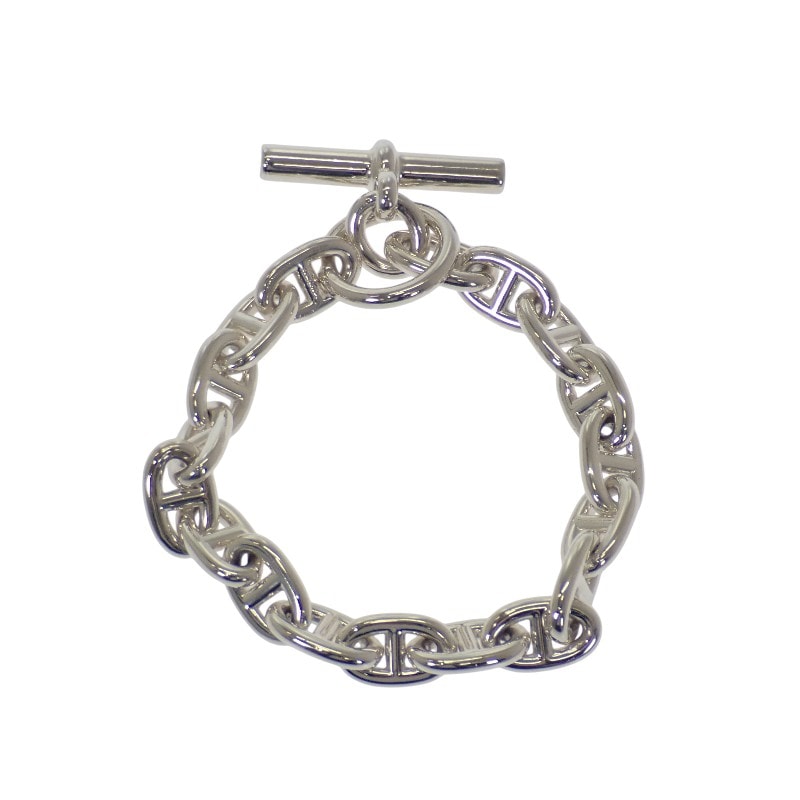 エルメス HERMES シェーヌダンクル MM H101994B ブレスレット シルバー925 メンズ レディース【中古】【Aランク】