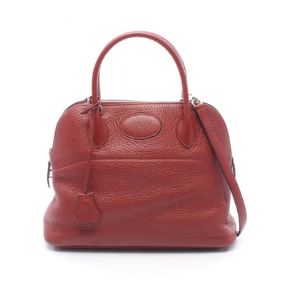 エルメス HERMES ボリード31 2WAY ハンドバッグ バッグ レザー トリヨンクレマンス トリヨンクレマンス ルビー □R刻印(2014年製造) レディース ボルドー系 【中古】