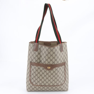 グッチ GGスプリーム シェリー ライン39 02 003 トート バッグ