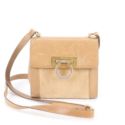 サルヴァトーレフェラガモ ガンチーニハラコショルダーバッグ レザー