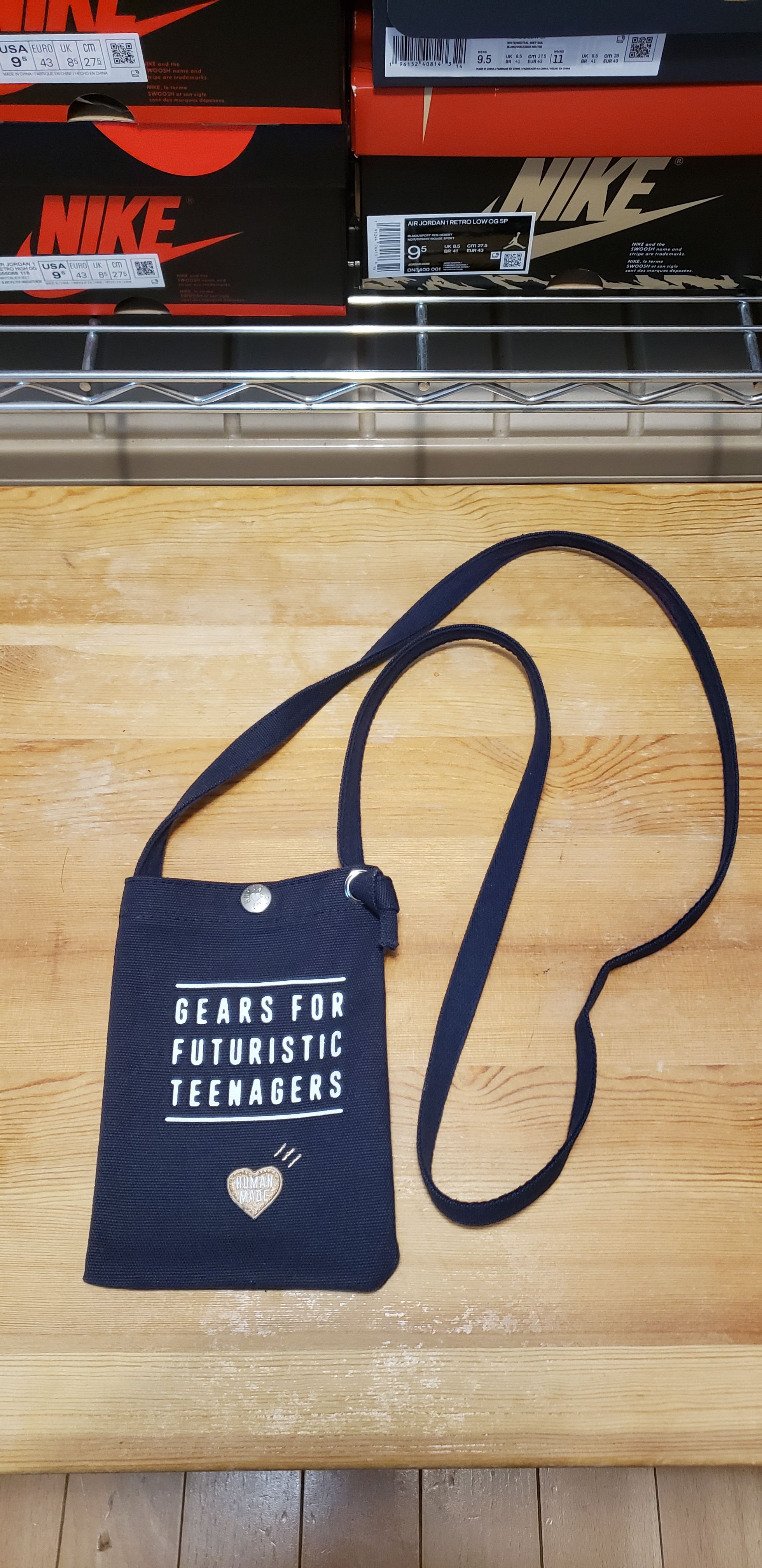 HUMAN MADE MINI SHOULDER BAG "Navy"