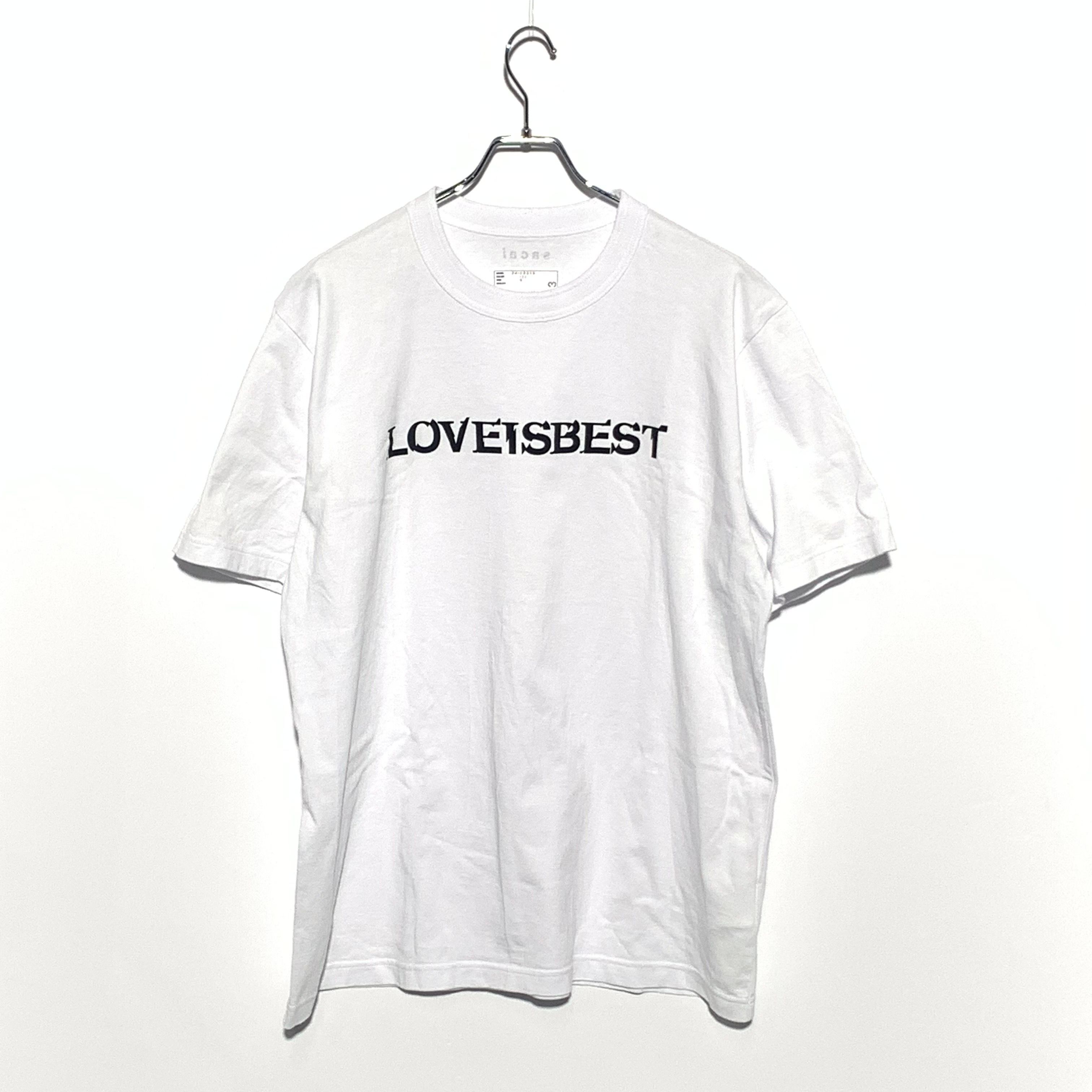 sacai LOVE IS BEST White