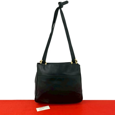 LOEWE ロエベ アナグラム ロゴ レザー ショルダーバッグ ブラック
43867