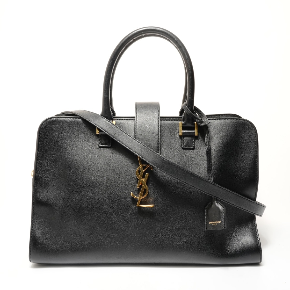 イヴ・サンローラン YSL サンローランパリ カバス 2WAY ショルダーバッグ【中古】