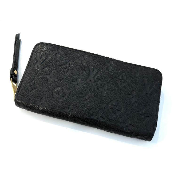 LOUIS VUITTON モノグラム アンプラント ジッピー ウォレット ノワール 長財布 ラウンドジップ 鑑定済み 正規品 ルイ・ヴィトン