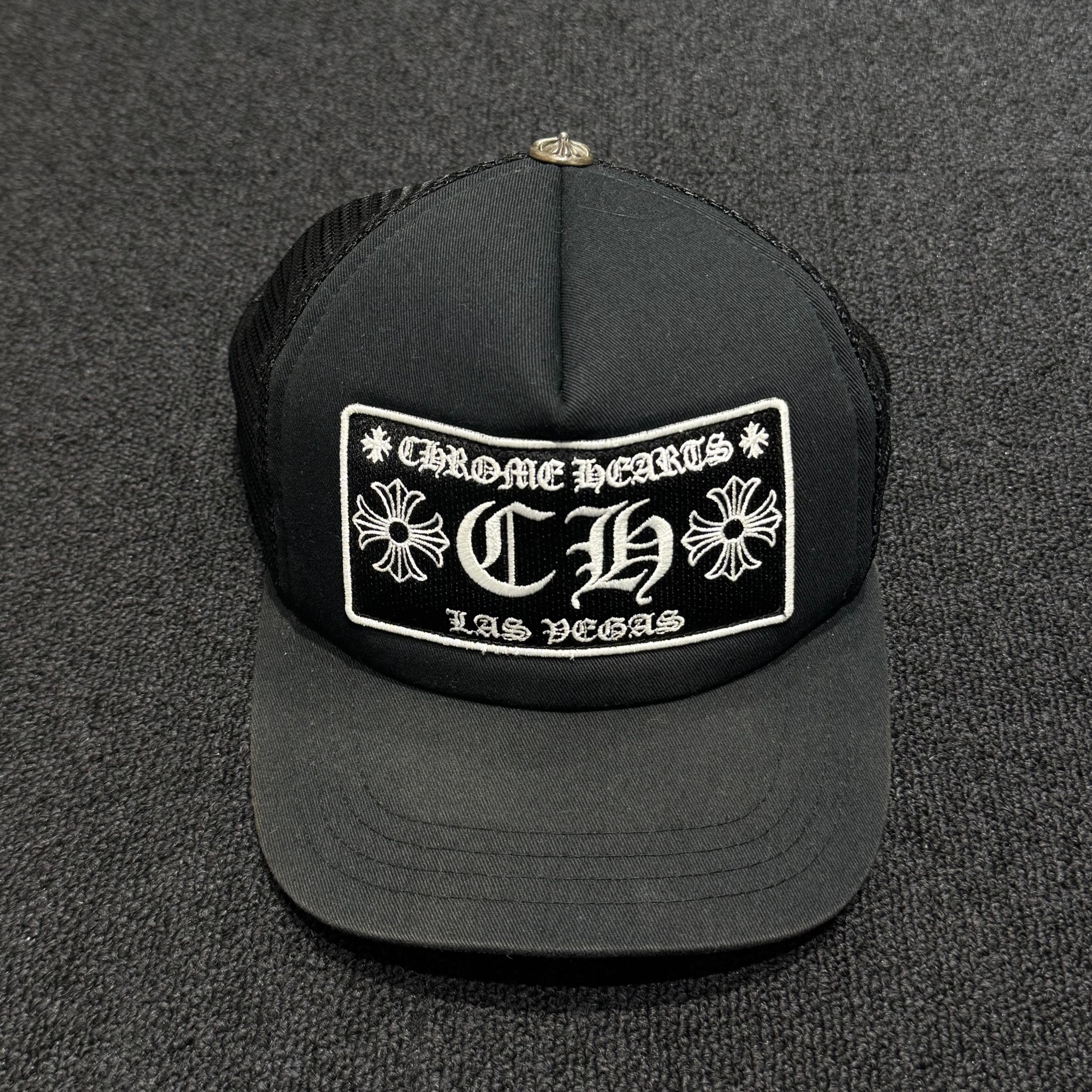 Chrome Hearts CH Trucker Cap Las Vegas Exclusive "Black"