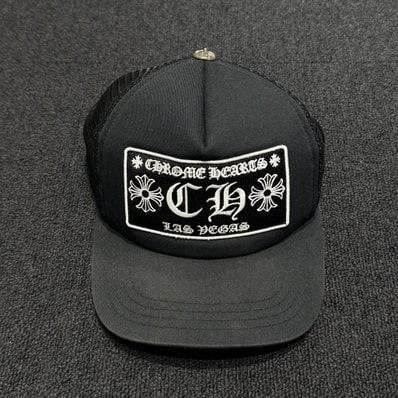 Chrome Hearts CH Trucker Cap Las Vegas Exclusive "Black"