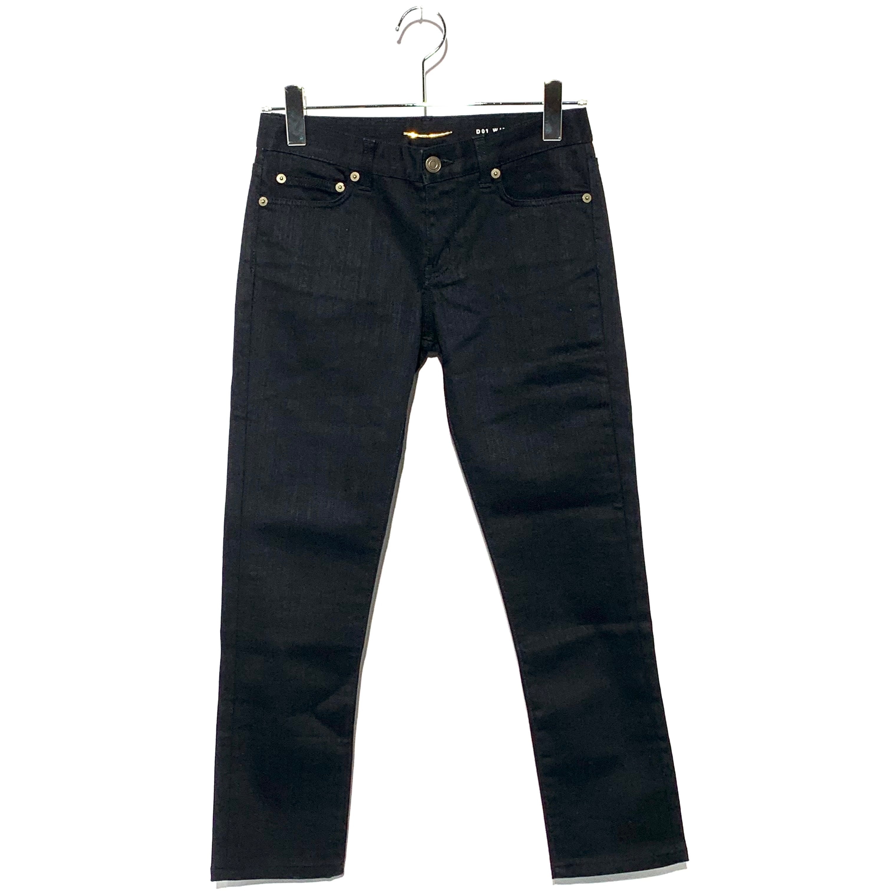 SAINT LAURENT D01 W/SK Stretch Skinny Jeans "Black"