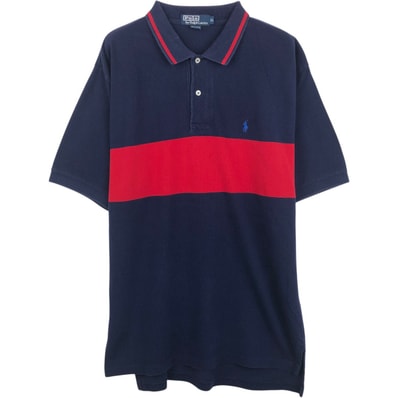 古着 ラルフローレン Ralph Lauren POLO by Ralph Lauren 半袖 ポロシャツ メンズXL相当/eaa623021