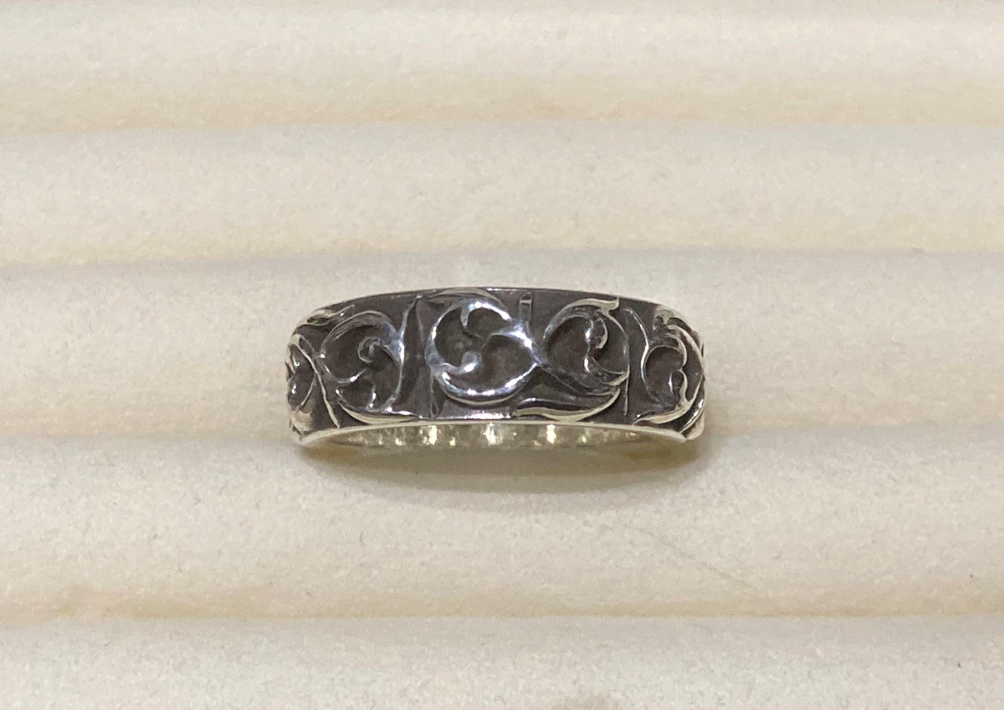 Chrome Hearts Eternity Vine Band Ring "Silver"