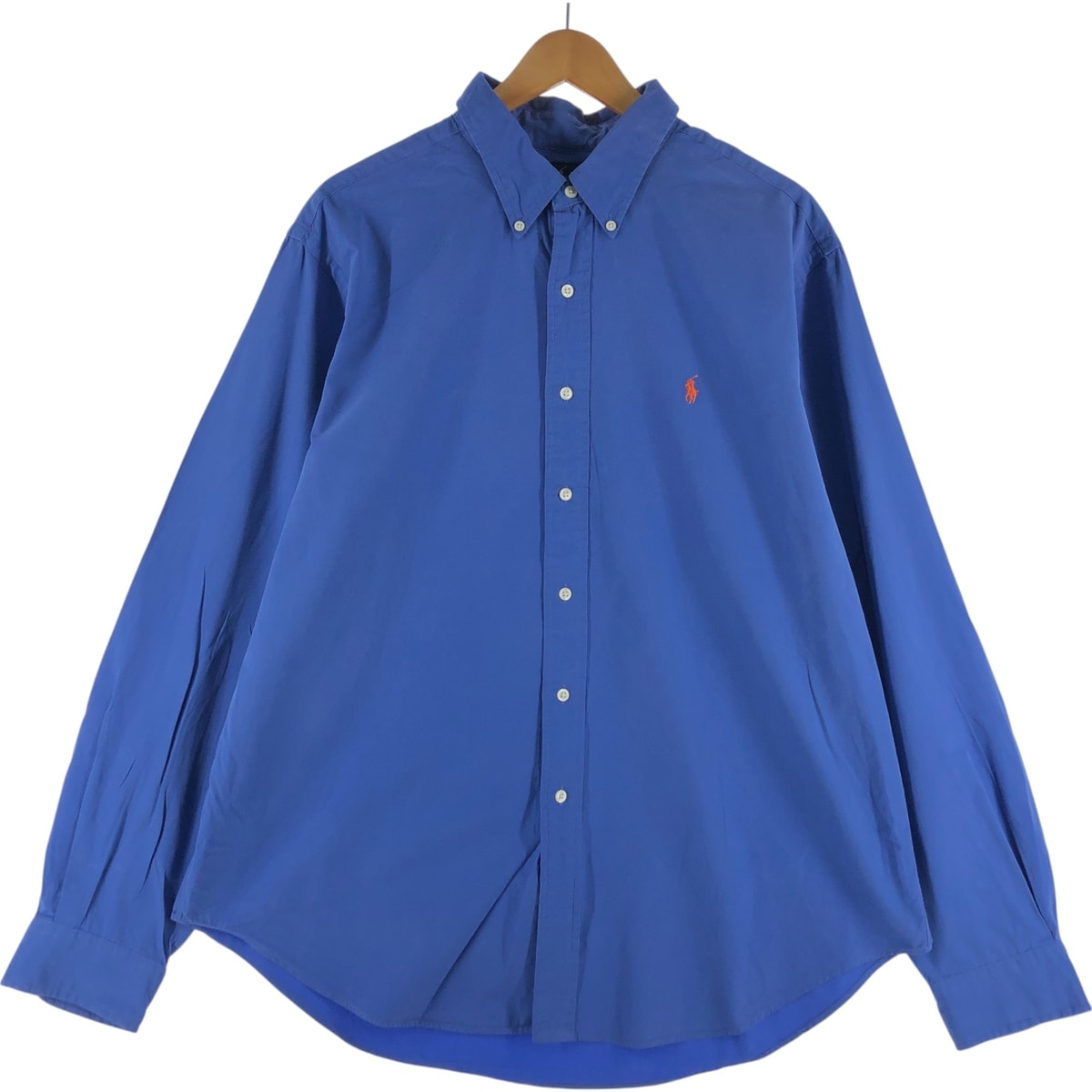 古着 ラルフローレン Ralph Lauren CLASSIC FIT 長袖 ボタンダウンシャツ メンズXL相当/eaa536233