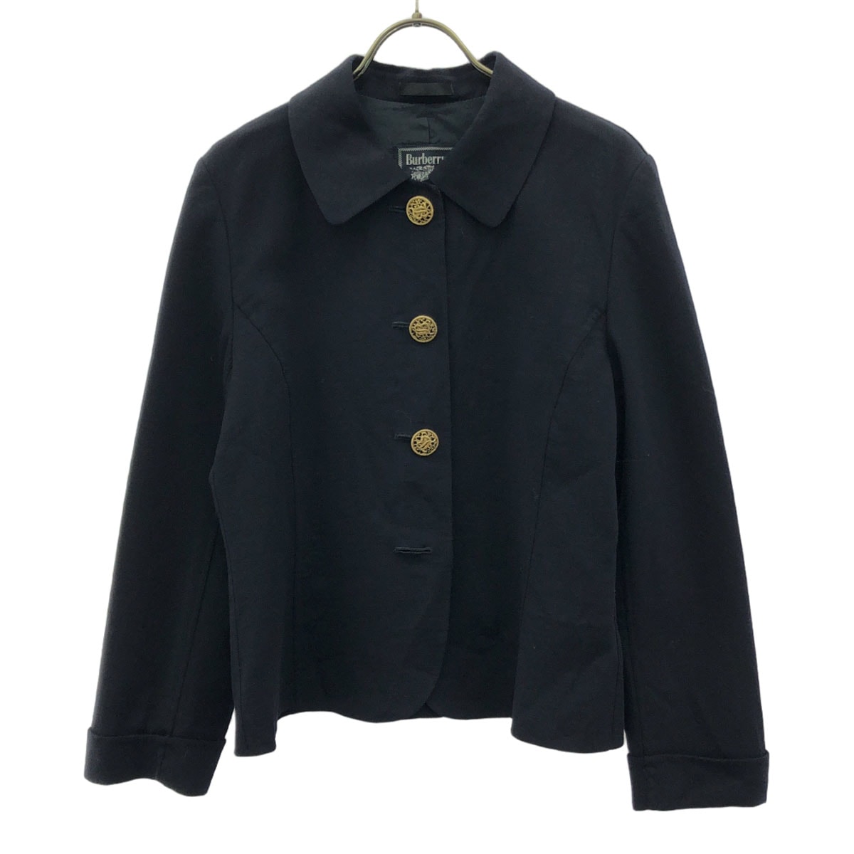 Burberrys バーバリーズ 90s オールド ウールジャケット 9 ネイビー