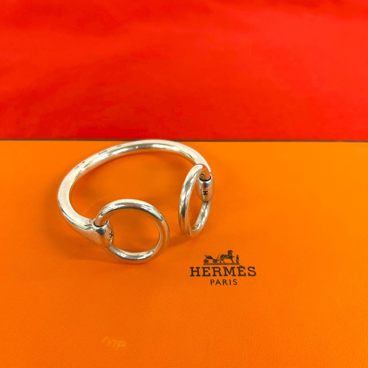 HERMES エルメス ナウシカ シルバー925 バングル シルバー
 62845