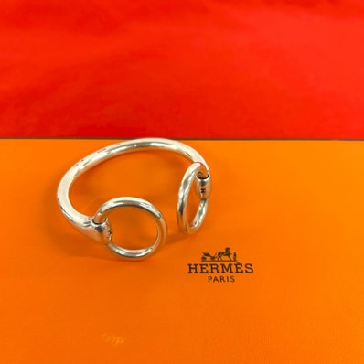 HERMES エルメス ナウシカ シルバー925 バングル シルバー
62845