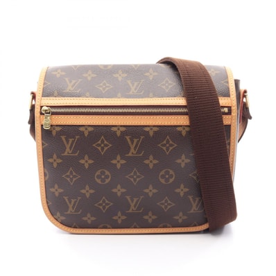 ルイ・ヴィトン LOUIS VUITTON メッセンジャーPM ボスフォール ショルダーバッグ バッグ PVCコーティングキャンバス レザー モノグラム レディース ブラウン系 M40106 【中古】