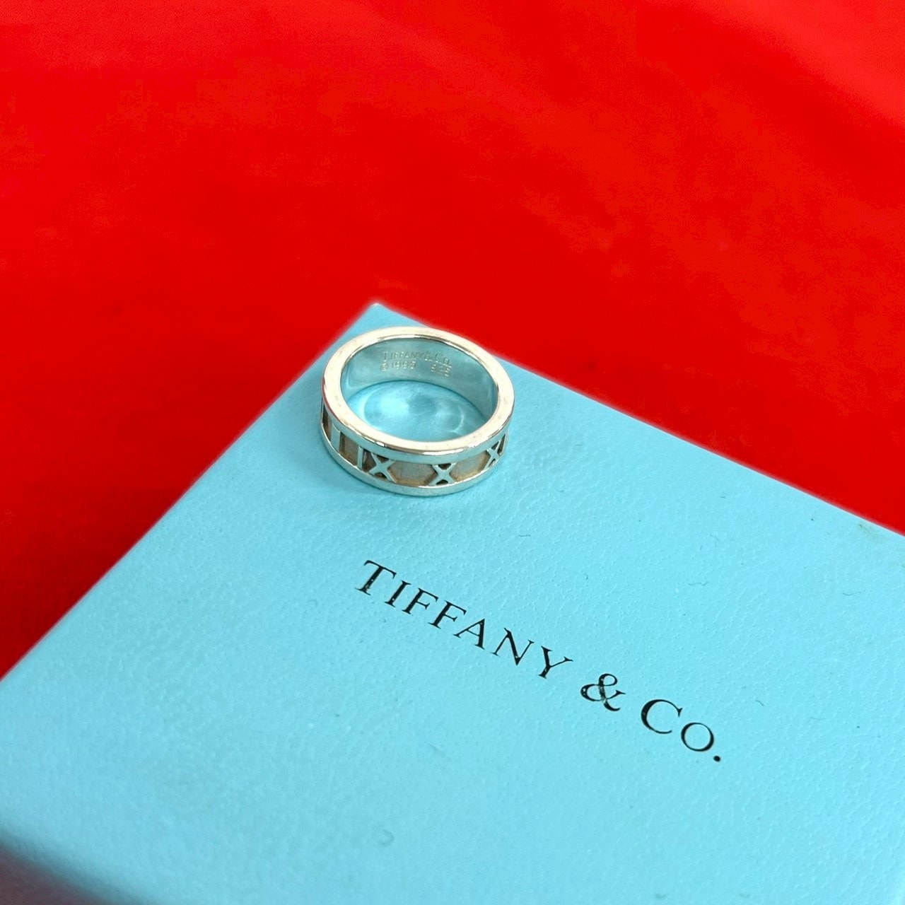 TIFFANY&Co. ティファニー アトラス リング シルバー925 リング・指輪 9号 シルバー
 74786
