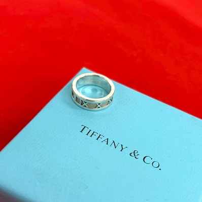 TIFFANY&Co. ティファニー アトラス リング シルバー925 リング・指輪 9号 シルバー
74786