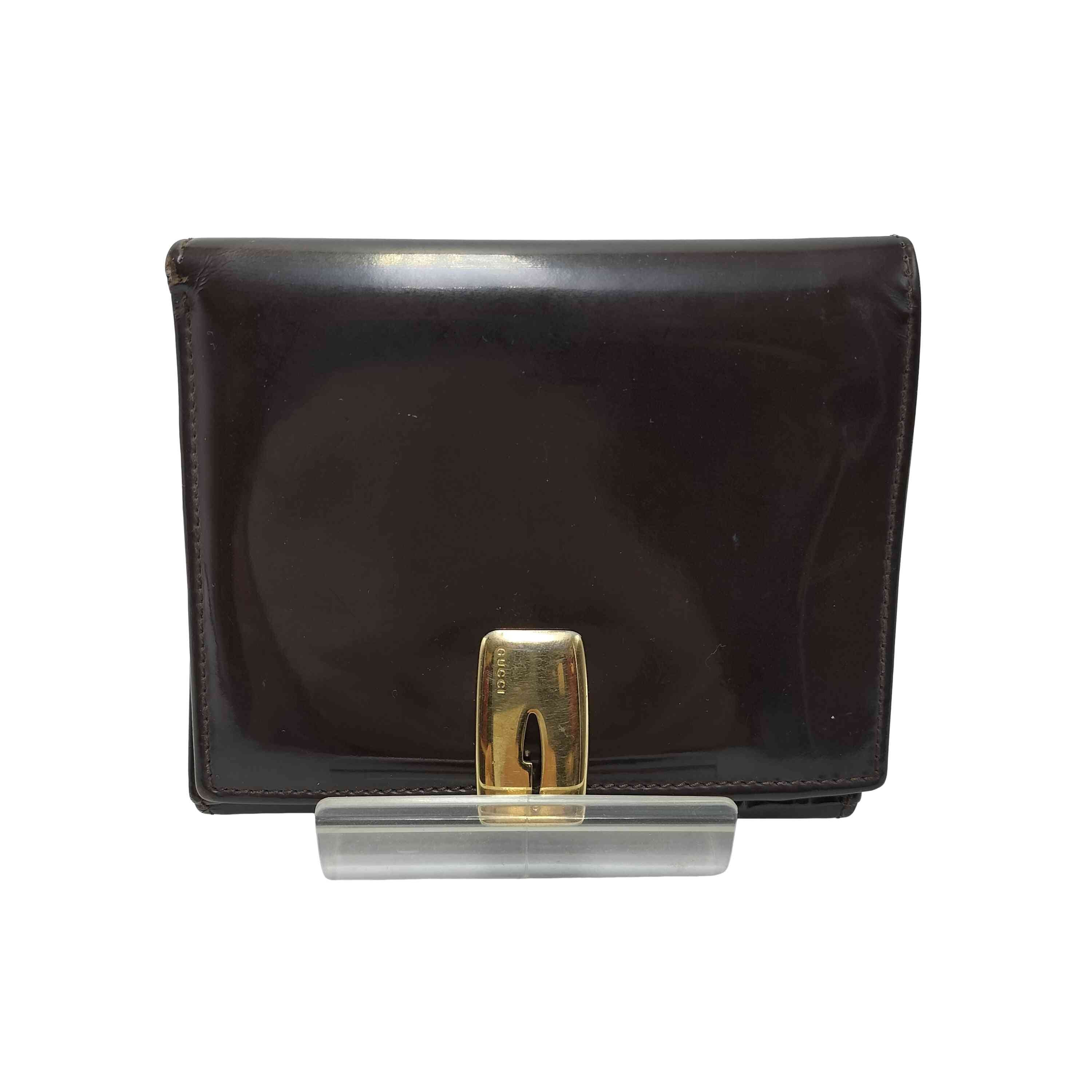 エナメル クリップ 2つ折り財布【1141685815233】