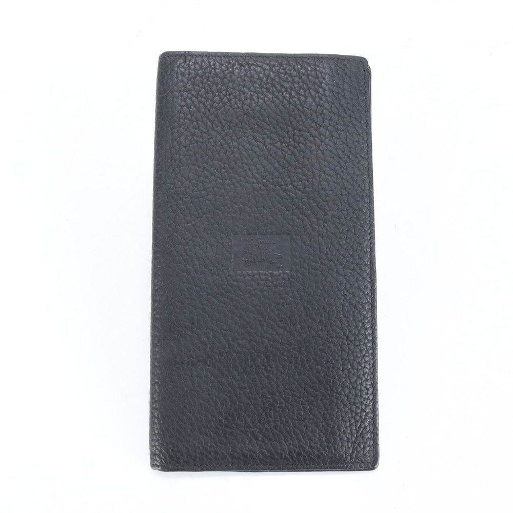 ■美品 バーバリー ノバ チェック札入れ長財布 レザー