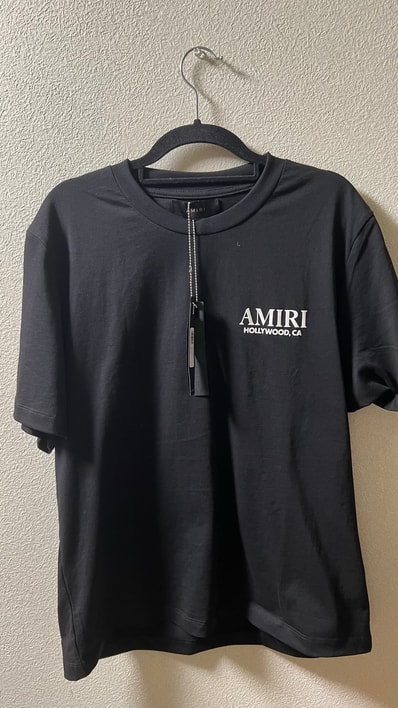 AMIRI Bones Stacked Tee "Black"