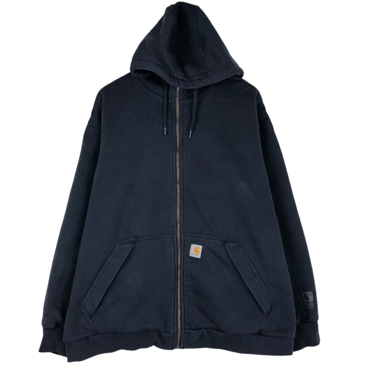 古着 カーハート Carhartt Rain Defender スウェットフルジップパーカー メンズXL相当/eaa630467