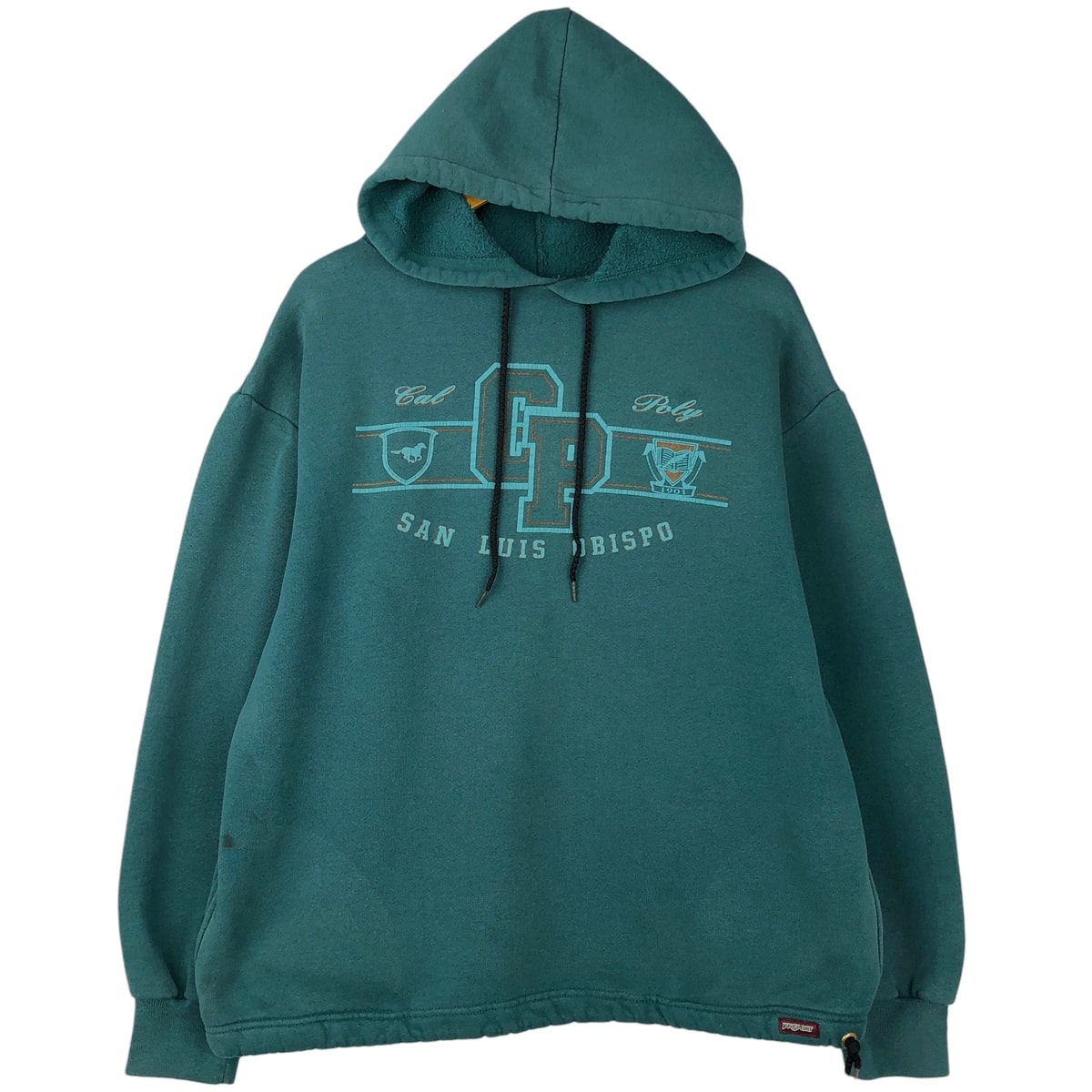 古着 ジャンスポーツ JANSPORT カレッジ スウェットプルオーバーパーカー USA製 メンズXL相当/eaa458880