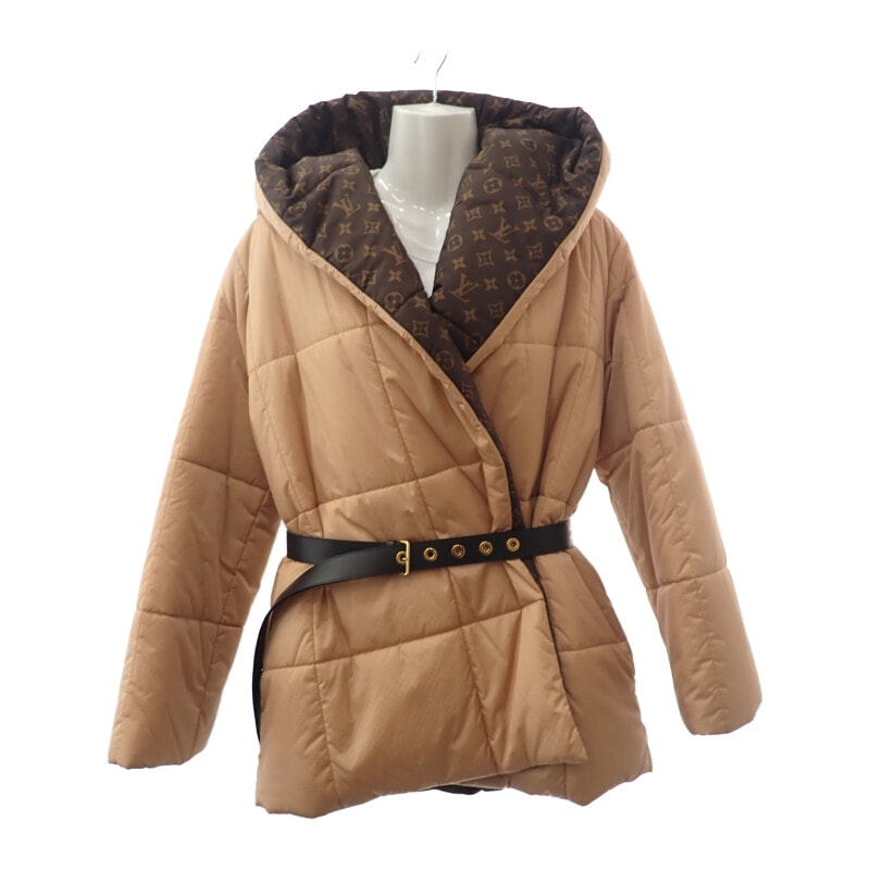 ルイヴィトン ショートピローパファーラップコート 34【中古】【Aランク】