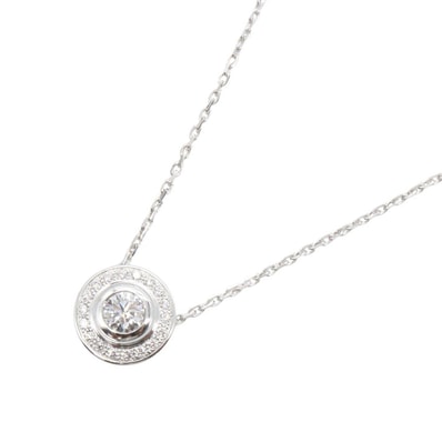 カルティエ CARTIER ダムール ネックレス ブリリアントカットダイヤ 1PD ネックレス ジュエリー K18WG(ホワイトゴールド) ダイヤモンド レディース シルバー系 / クリア系 【中古】