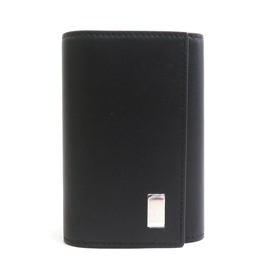 ダンヒル Dunhill キーケース レザー ブラック メンズ【中古】 h32302a