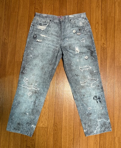 Supreme HJR Trompe Loeil Loose Fit Jean "Blue"