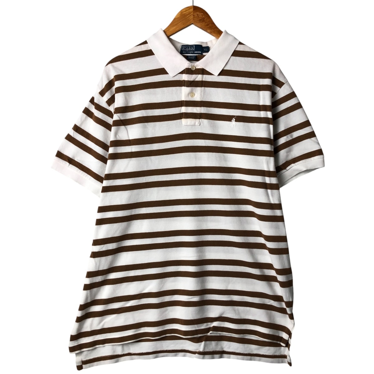 古着 ラルフローレン Ralph Lauren POLO by Ralph Lauren 半袖 ボーダー ポロシャツ メンズXL相当/eaa565164