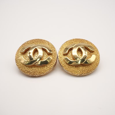 CHANEL シャネル ココマーク ピアス GP - ピアス ゴールド GP レディース