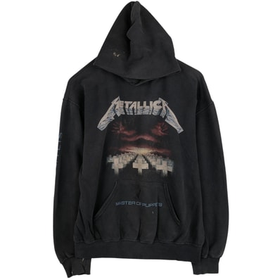 古着 フルーツオブザルーム FRUIT OF THE LOOM METALLICA メタリカ バンド スウェットプルオーバーパーカー メンズL相当/eaa604475