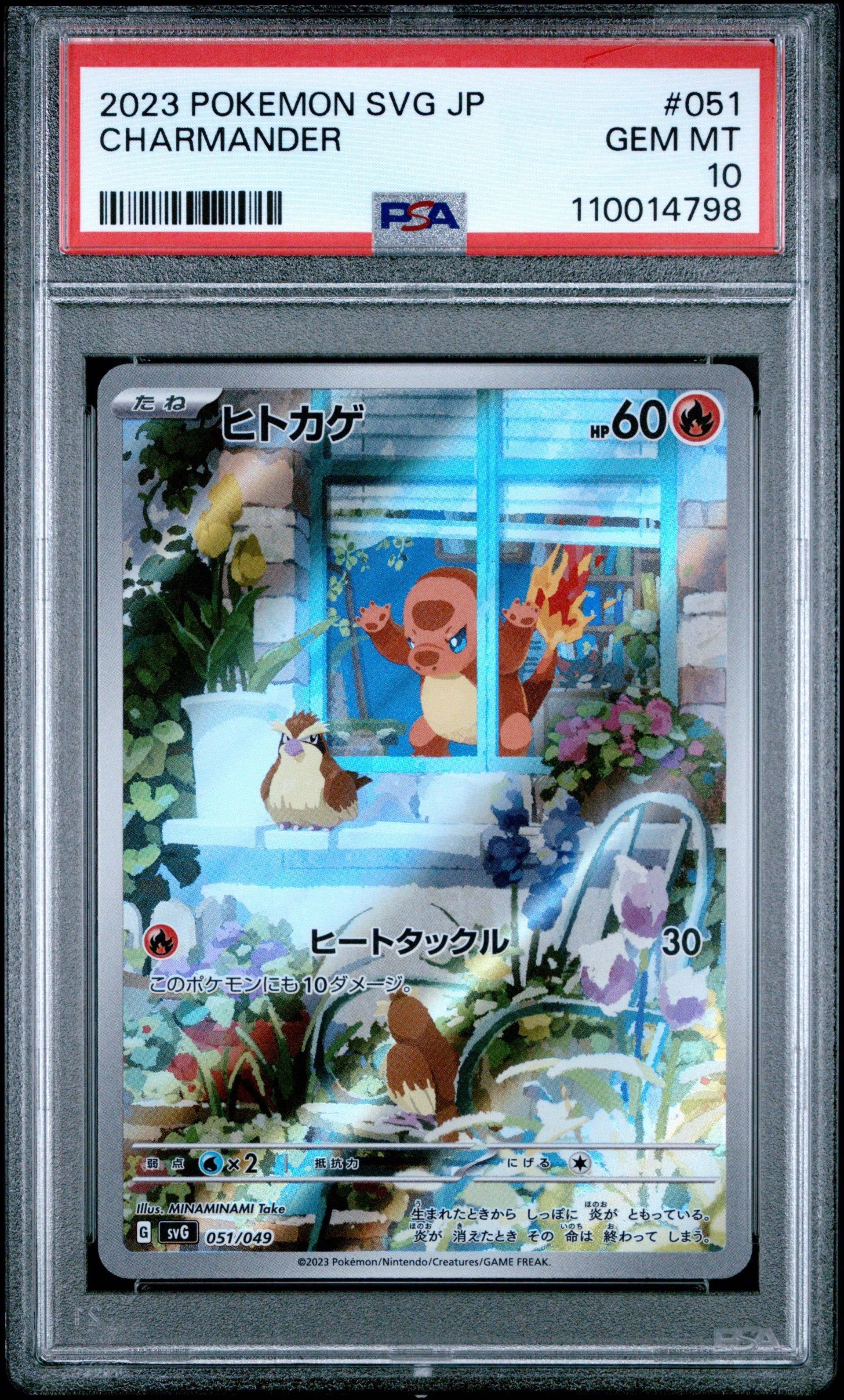 ヒトカゲ :フルイラスト [SVG 051/049](スペシャルデッキセットex「フシギバナ・リザードン・カメックス」)