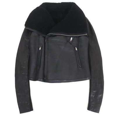 美品 リックオウエンス ライダースジャケット ブラック 42 RP2718
