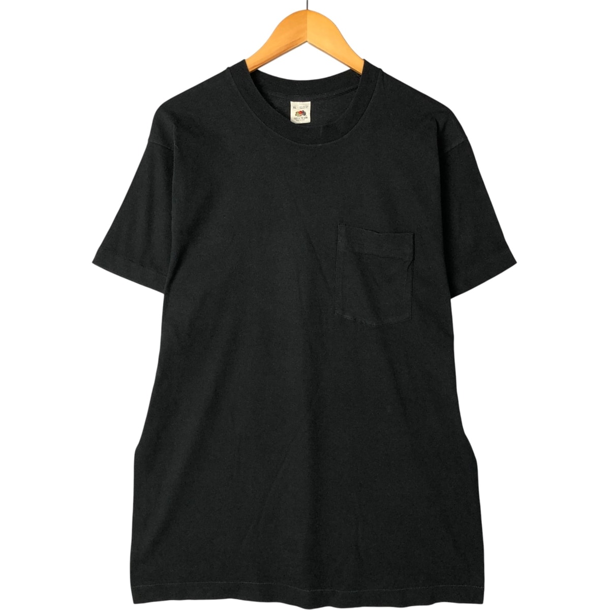 古着 90年代 フルーツオブザルーム FRUIT OF THE LOOM 無地ポケットTシャツ USA製 メンズXL相当 ヴィンテージ/eaa584588