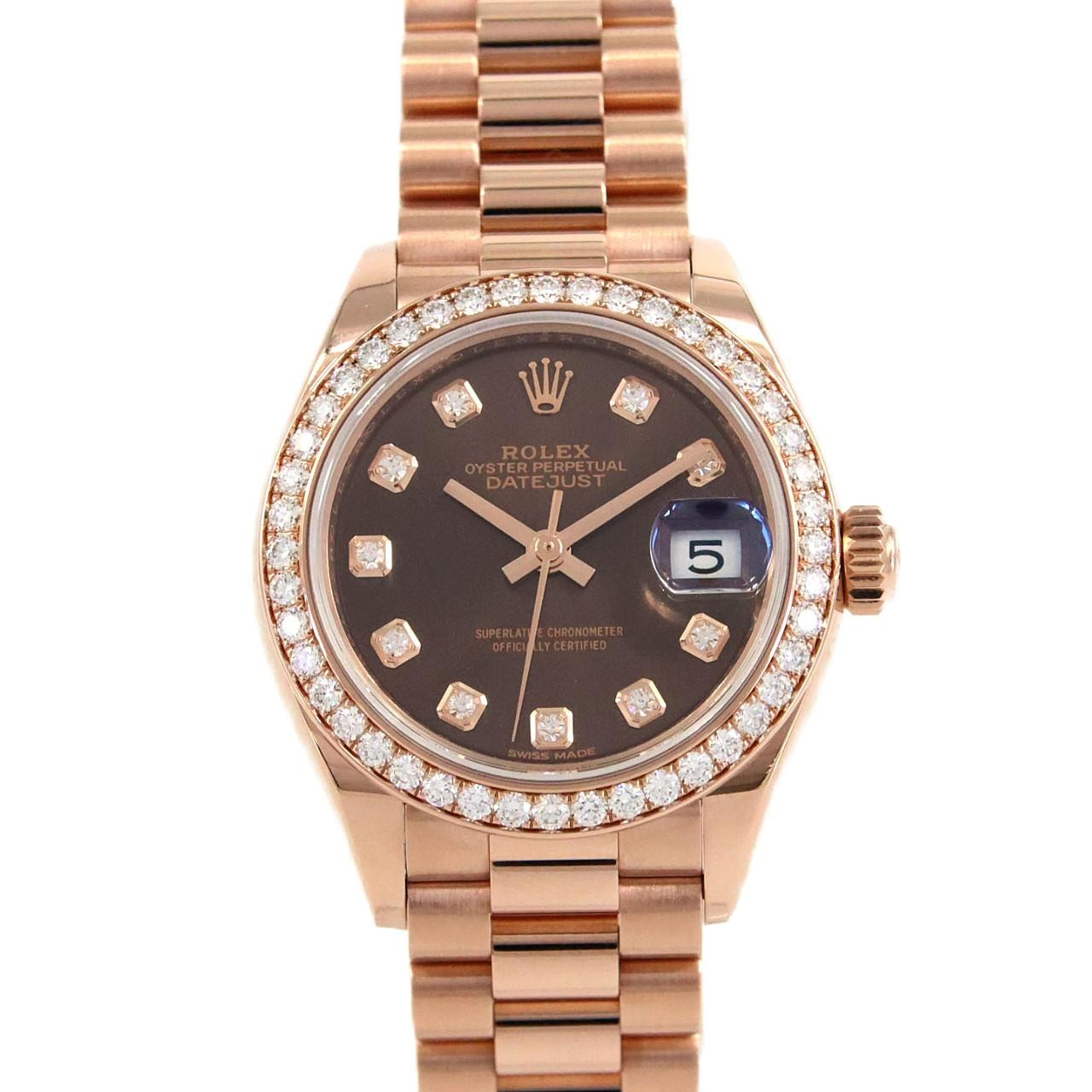 ロレックス デイトジャスト 279135RBR PG・RG 自動巻 ランダム番