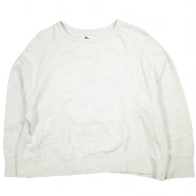 Pilgrim Surf+Supply ピルグリム サーフ+サプライ 20AW 日本製 Raglan Crew Sweatshirt 裏毛 ラグランスウェット 37-24-0257-879 ONE SIZE ASH GRAY トレーナー BEAMS トップス