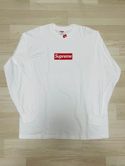 Supreme Box Logo L/S Tee "White"
