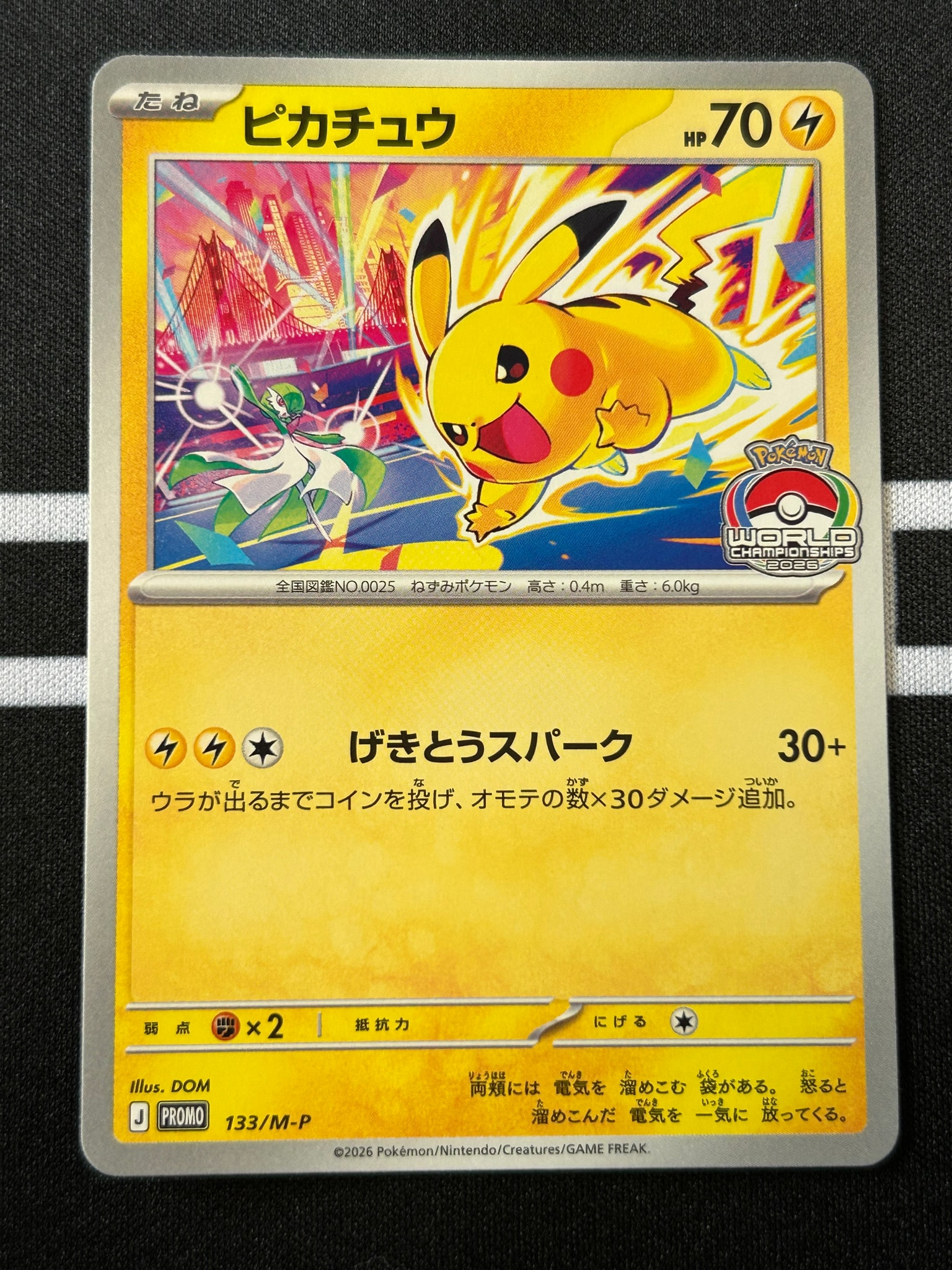 ピカチュウ プロモ [133/M-P](メガ「プロモーションカード」)通販