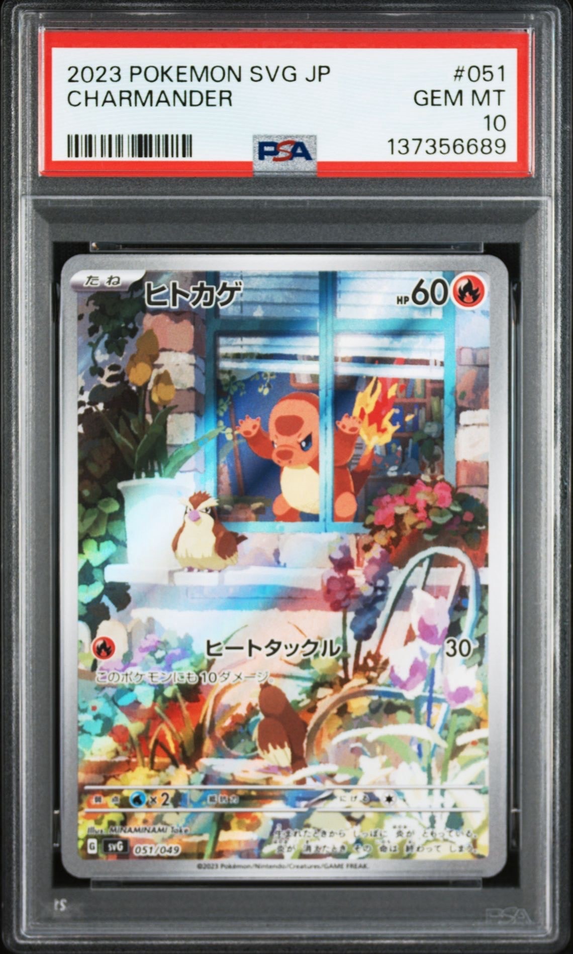 ヒトカゲ :フルイラスト [SVG 051/049](スペシャルデッキセットex「フシギバナ・リザードン・カメックス」)