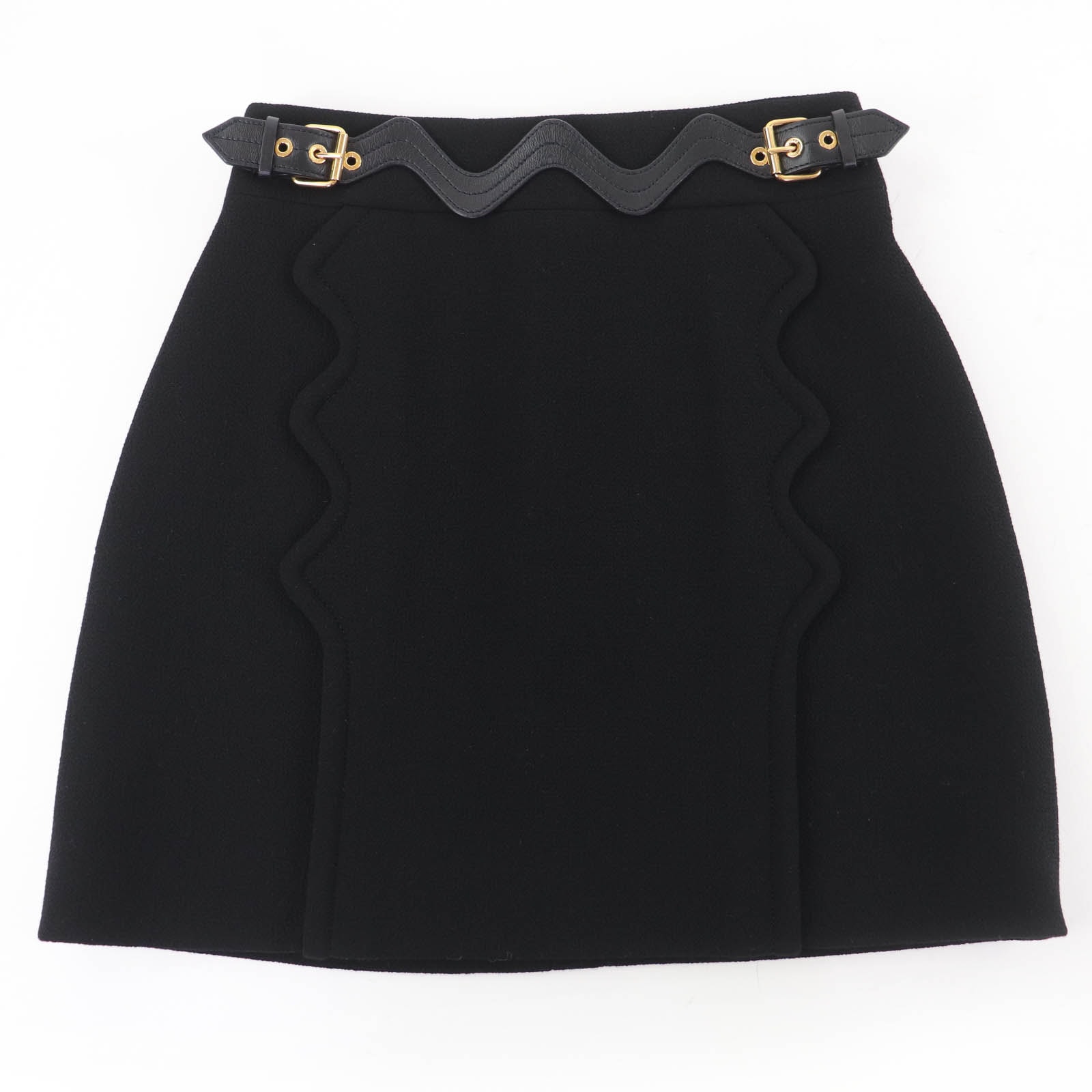 未使用品 ルイヴィトン ミニスカート ブラック レディース 34