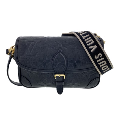 【再値下げ】LOUIS VUITTON ルイ・ヴィトン ディアヌ ショルダーバッグ M46386 モノグラムアンプラント ブラック レディース【中古】