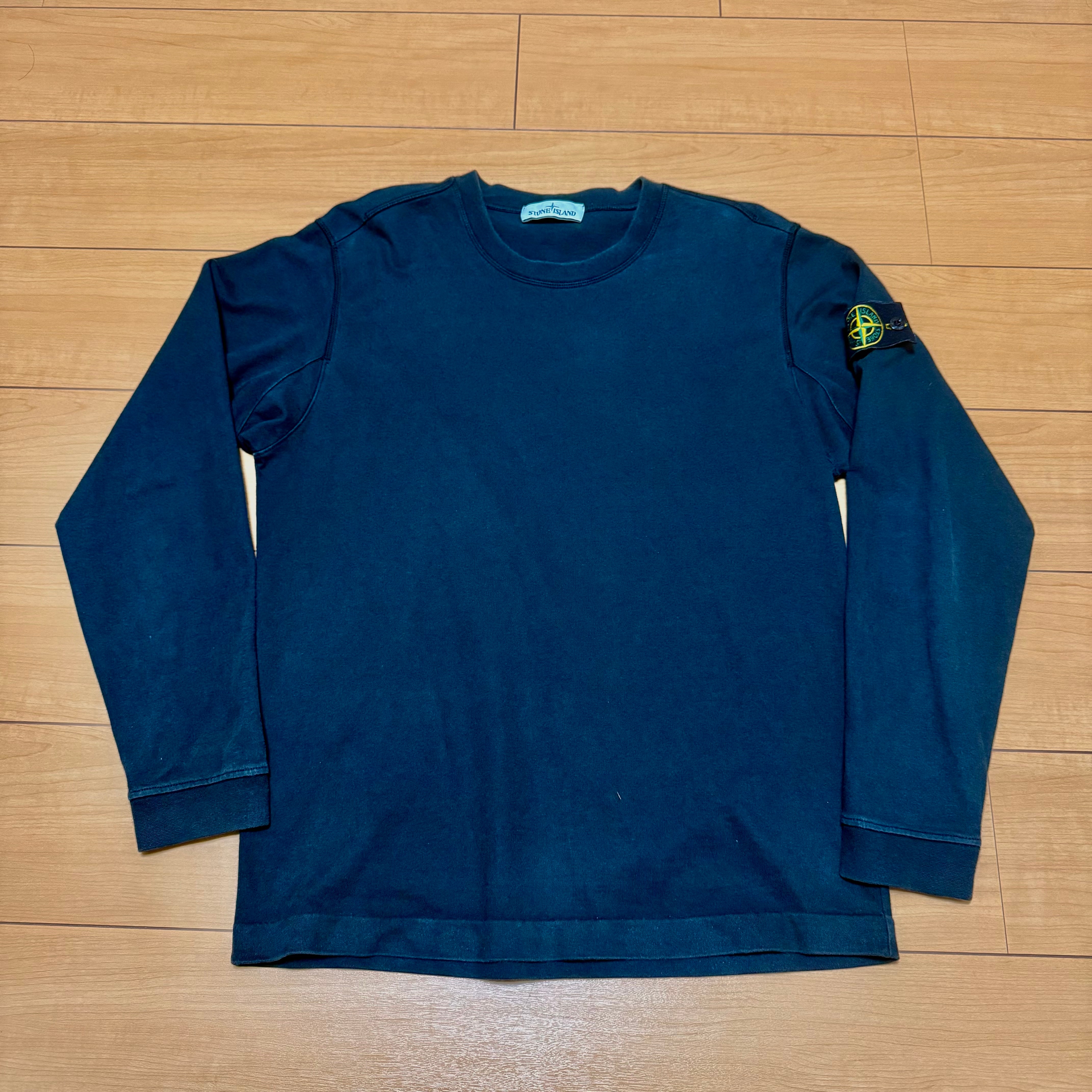 STONE ISLAND ストーンアイランド スウェット トレーナー ロンT ブラック　ネイビー