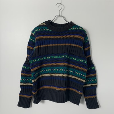 sacai Mesh Knit Pullover "Black"