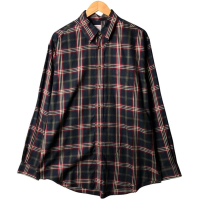 古着 ブルックスブラザーズ Brooks Brothers Est.1818 MADISON 長袖 ボタンダウンチェックシャツ メンズL相当/eaa591248