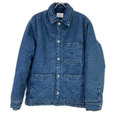 メゾンキツネ NM02119WW5023 インディゴ PADDED WORKWEAR JACKET パテッドデニムワークジャケット M