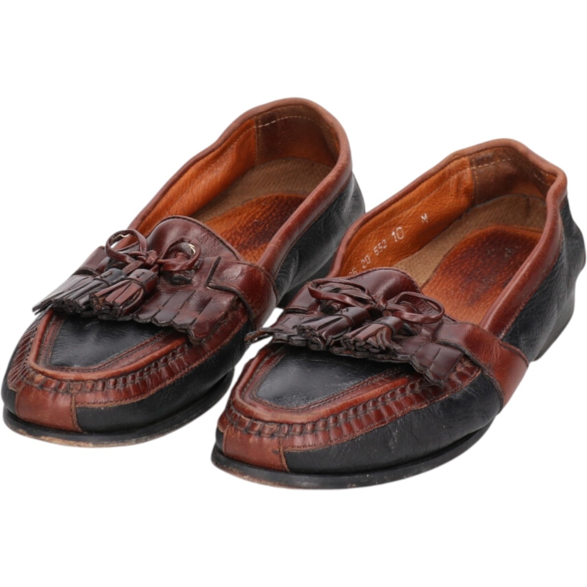 古着 ジョンストンアンドマーフィー JOHNSTON&MURPHY キルトローファー イタリア製 10M メンズ28.0cm相当/saa013549